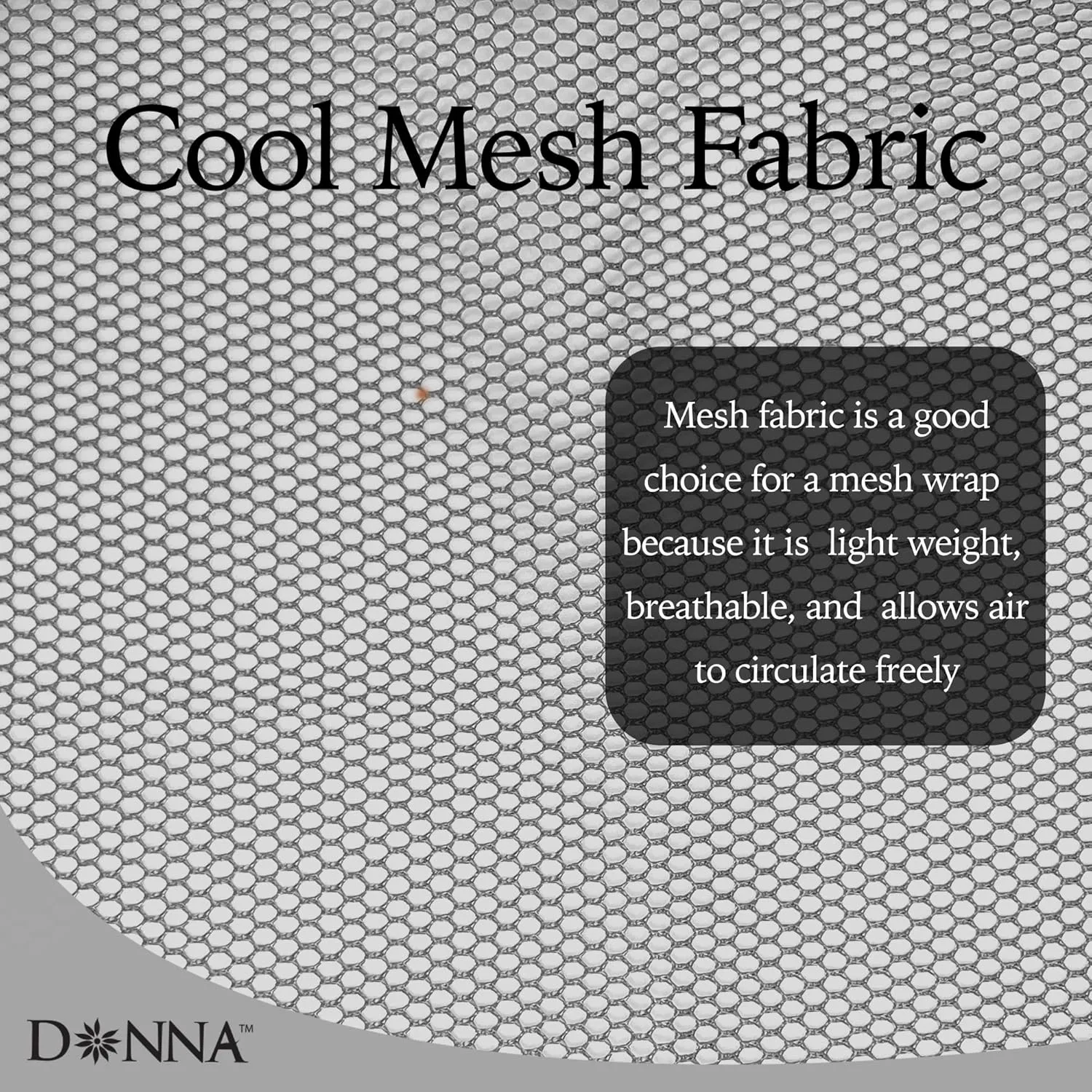 DONNA Argan Mesh Wrap Navy Color 1PC - Face Wash Headbands for Women and Make up, Shower Cap