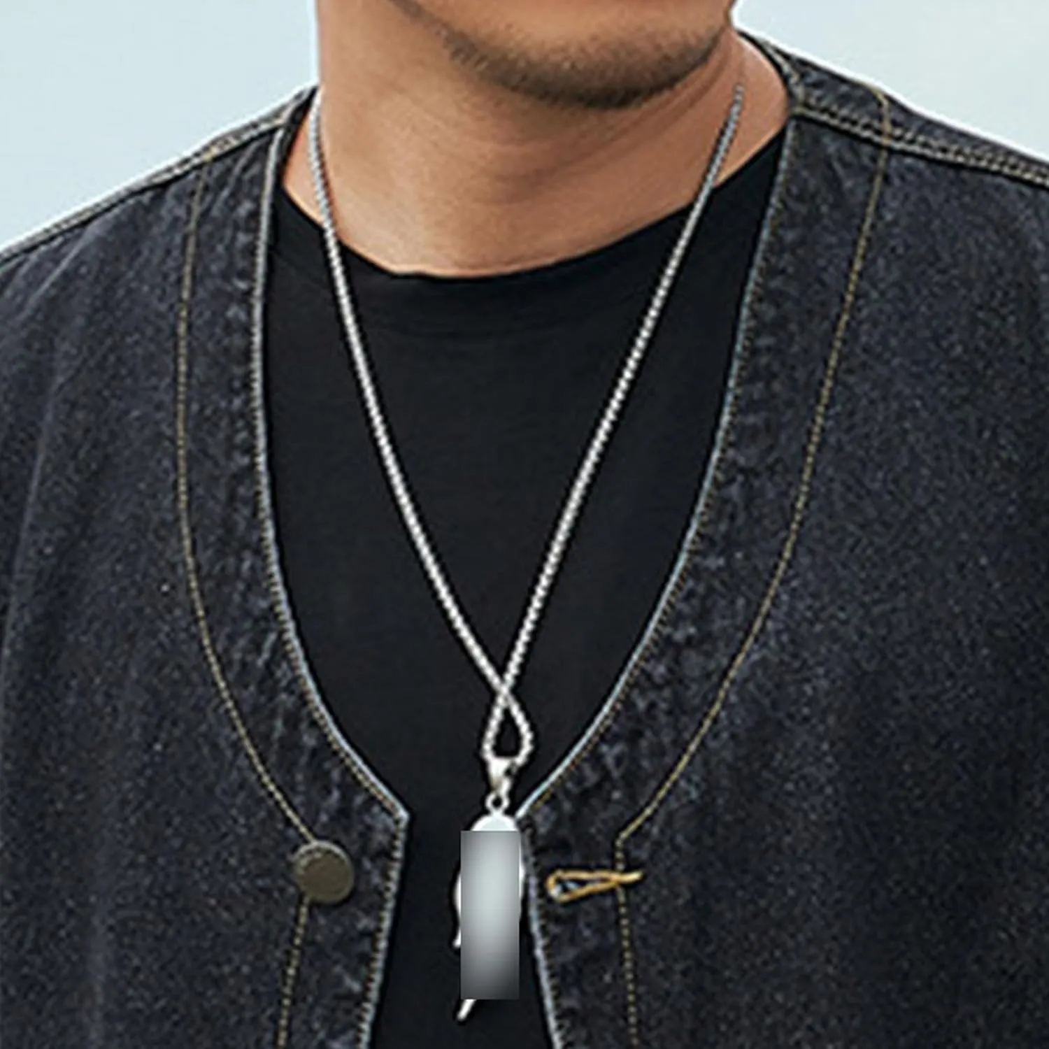 Men's Casual Oversized Denim Vest Double Pocket Sleeveless Jean Men Jacket Big & Tall Outdoor Work Vests