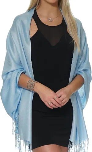 Pashmina Shawls and Wraps for Evening Dresses, Large Soft Pashminas Wedding Shawl